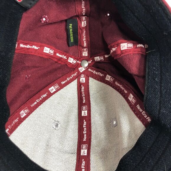 New Era NCAA Virginia Tech Hokies Mens Hat Medium Large Chicago Maroon Gray - Picture 7 of 7